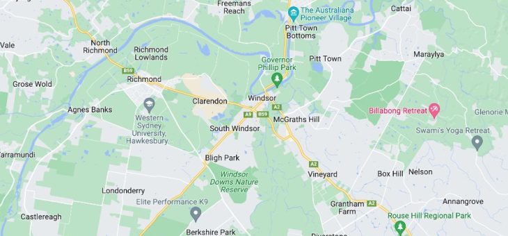 Map of Windsor NSW